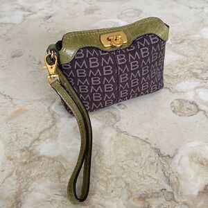 Melie Bianco Small Wristlet Change Purse Wallet